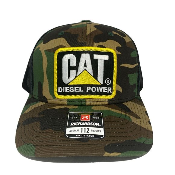 Caterpillar CAT Richardson 112 Snap Back Trucker Hat - Picture 2 of 5